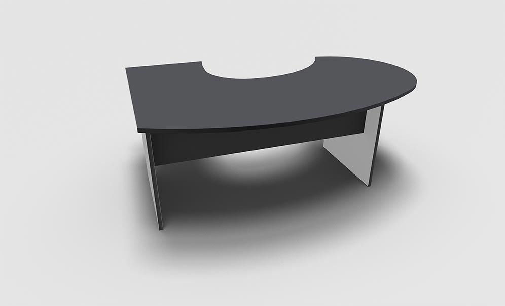 BUREAU D’ANGLE ARRONDI RETOUR A DROITE SAMOS TONO ARC – Image 3