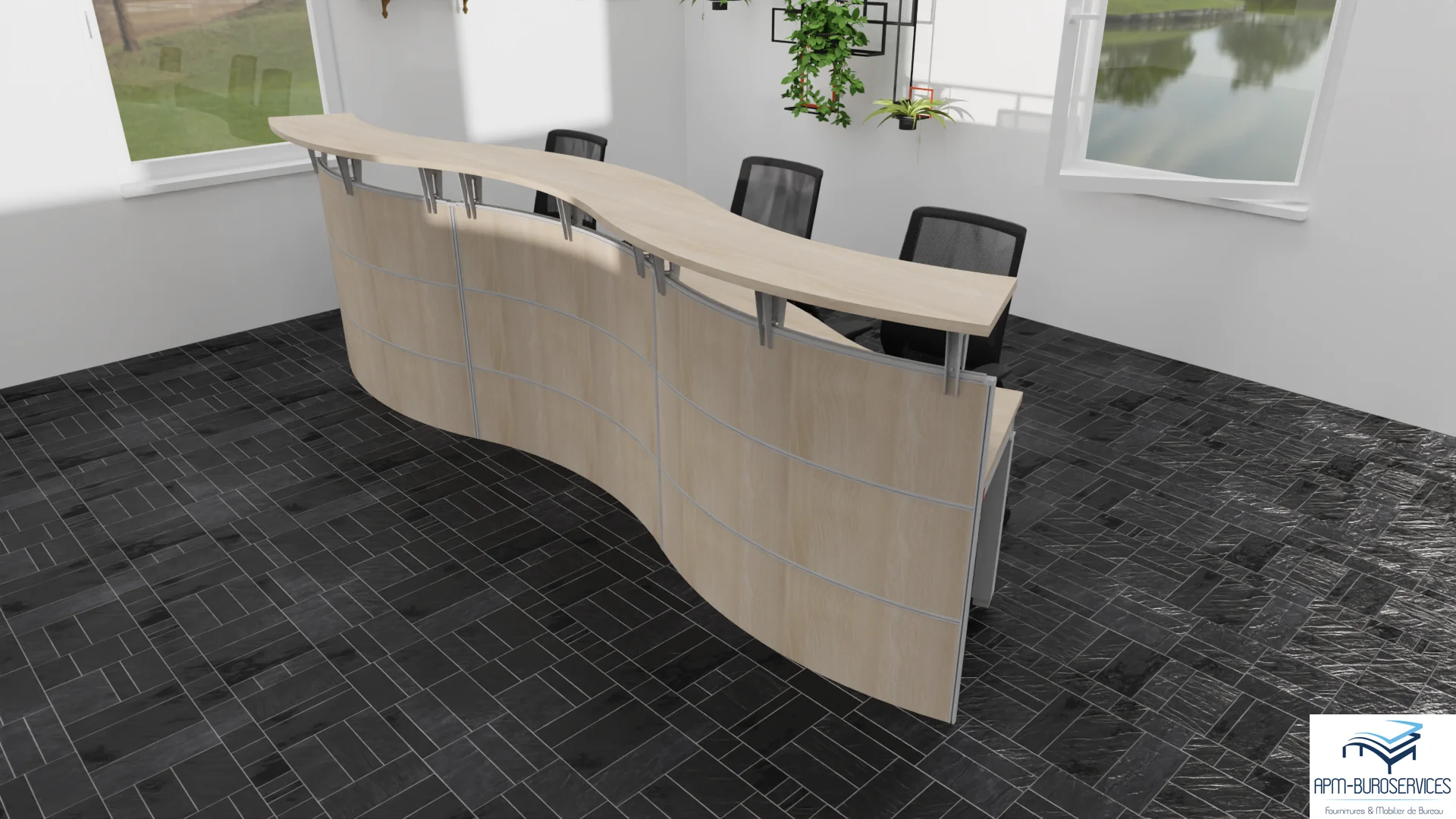 Buroservices Mobilier De Bureau Professionnel Au Sud Ouest Buroservices Mobilier De Bureaux Acacia Clair 1