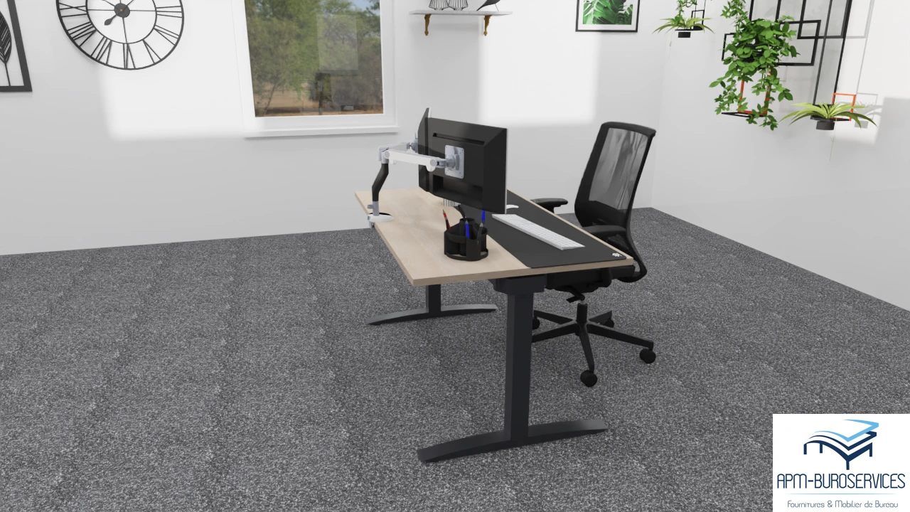 BUREAU ELECTRIQUE REGLABLE TRAM ASSIS DEBOUT – Image 7