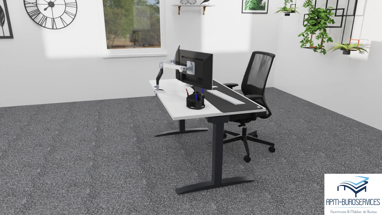 BUREAU ELECTRIQUE REGLABLE TRAM ASSIS DEBOUT – Image 9