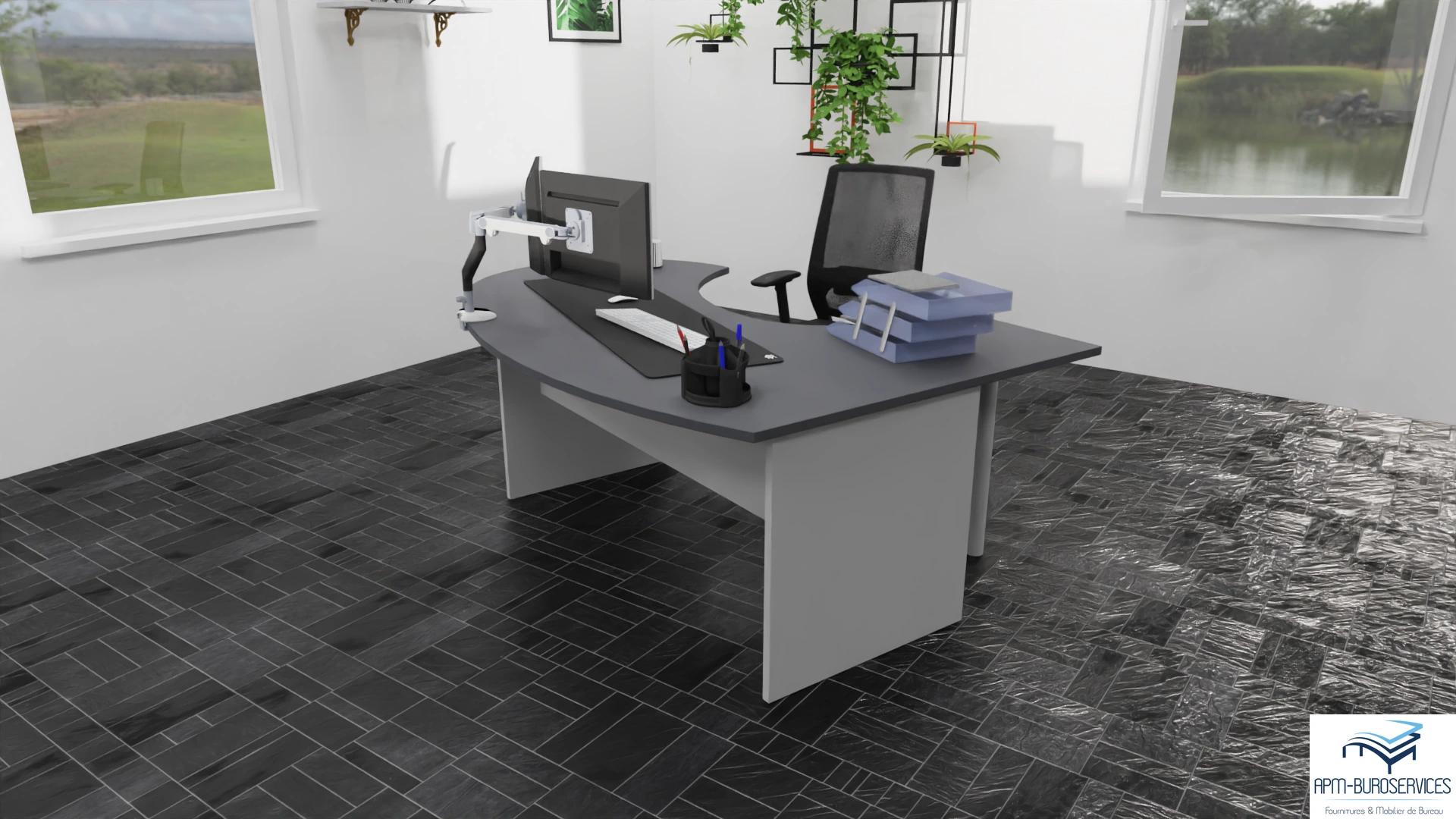 BUREAU ELECTRIQUE REGLABLE TRAM ASSIS DEBOUT – Image 6